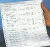 CMT2010 - typical print out - digital data readings